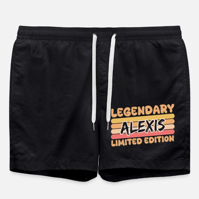 Name Alexis - Badeshorts - Schwarz