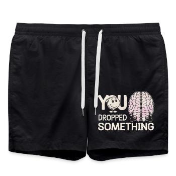 You Dropped Something 15 - Badeshorts - Schwarz - Vorne - AI Model Male 185 light (185cm)