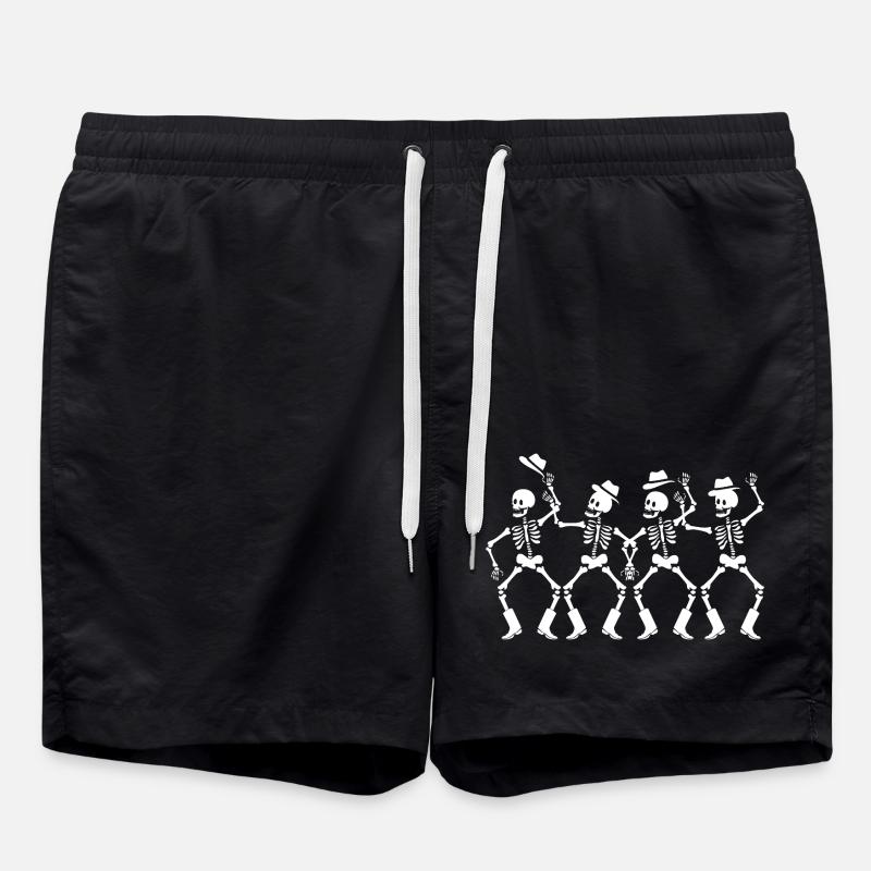 Line Dance - Swim Trunks - black