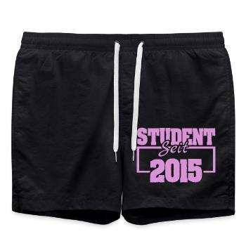 seit 2015 - Badeshorts - Schwarz - Vorne - AI Model Male 185 light (185cm)