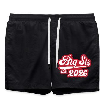 Big Sis Est 2026 - Swim Trunks - black - Front - AI Model Male 185 light (185cm)