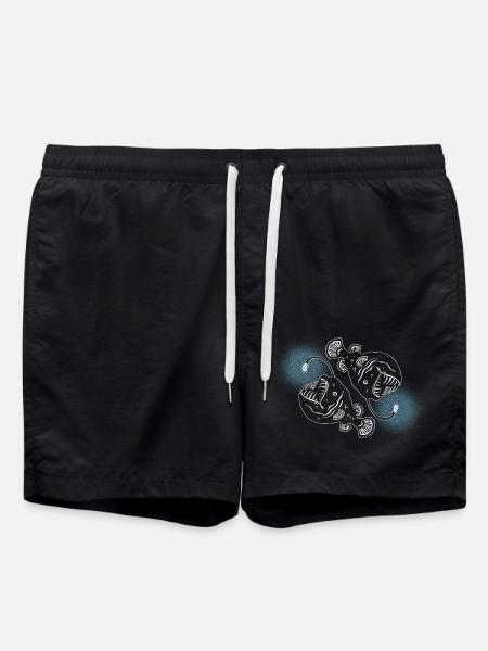 Frogfish - Swim Trunks - black