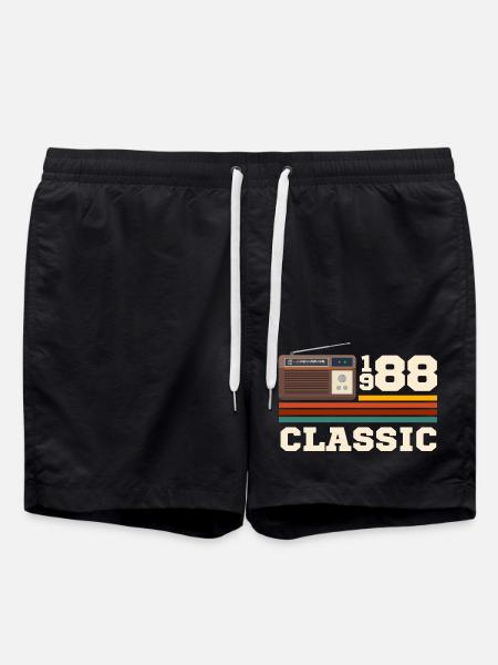 Anniversary 1988 retro classic - Swim Trunks - black