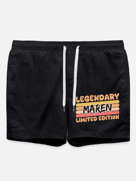 Gift for Maren - Swim Trunks - black