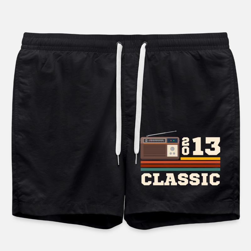 Anniversary 2013 retro classic - Swim Trunks - black