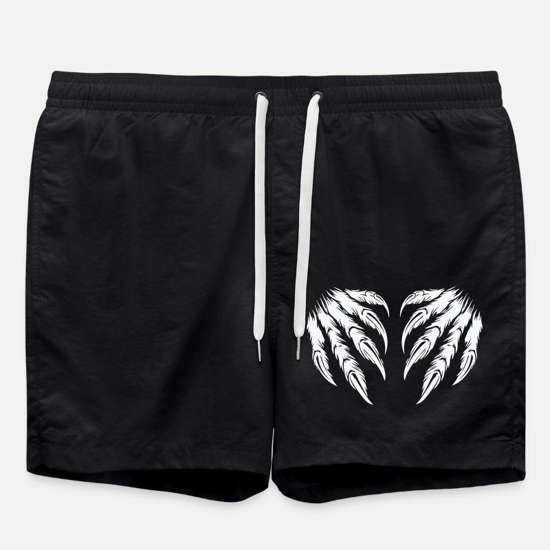 krallen 2 - Badeshorts - Schwarz