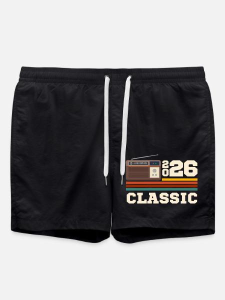 Anniversary 2026 retro classic - Swim Trunks - black