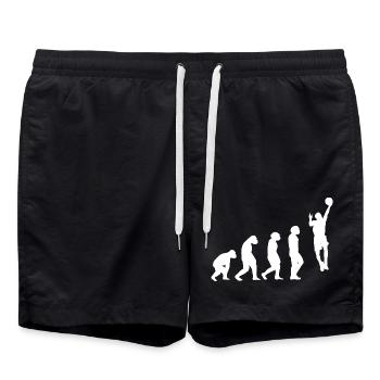 Basketball Players Evolution Basketball - Swim Trunks - black - Front - AI Model Male 185 light (185cm)