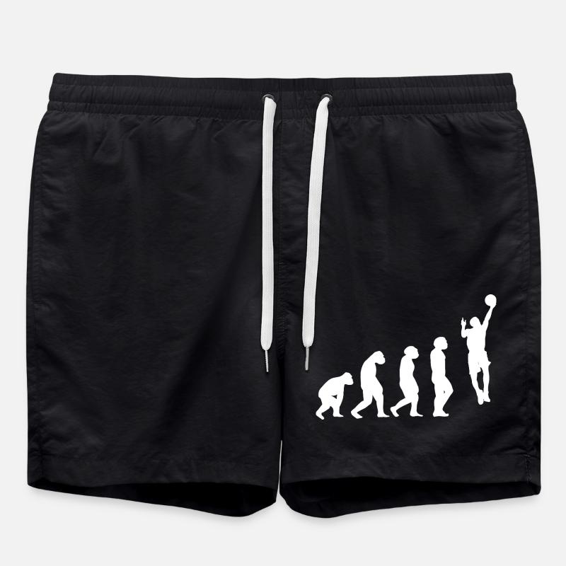 Basketballspieler Evolution Basketball - Badeshorts - Schwarz