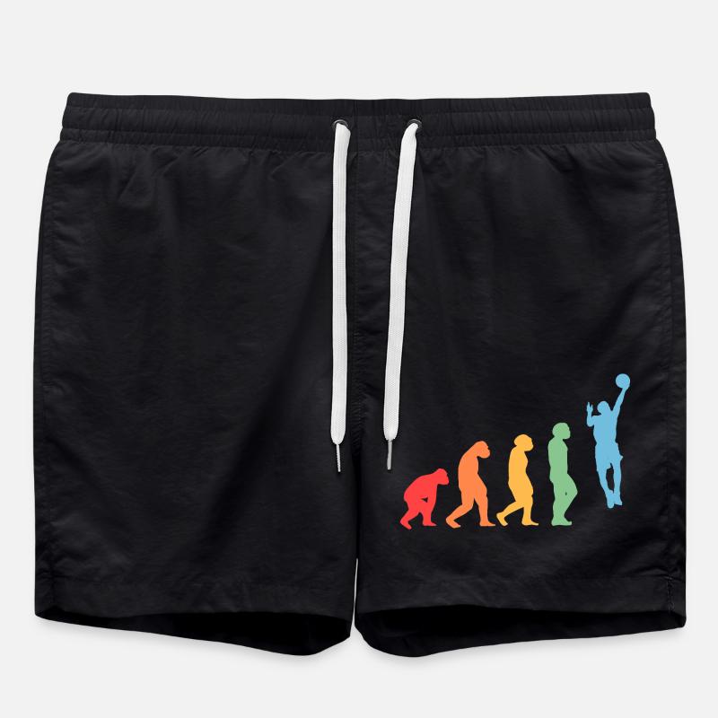 Joueurs de basket-ball Evolution Basketball - Short de bain - noir