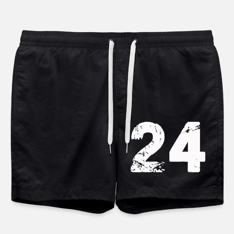 24 - Badeshorts - Schwarz