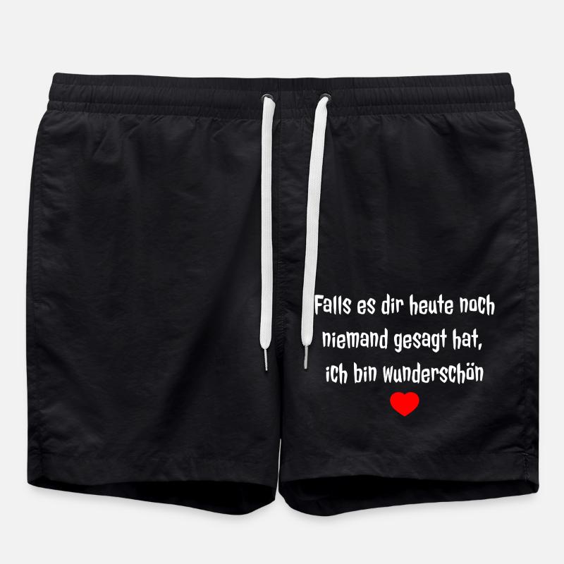 Funny saying - Swim Trunks - black