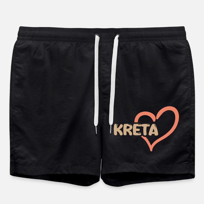 Crete - Swim Trunks - black