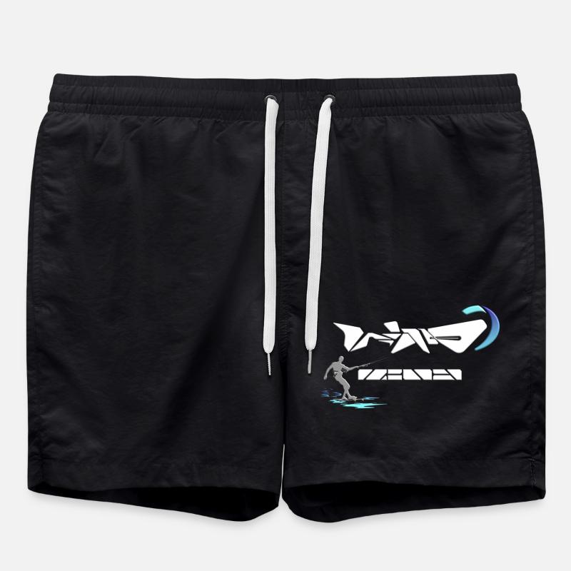 Windkind Futuristic - Badeshorts - Schwarz