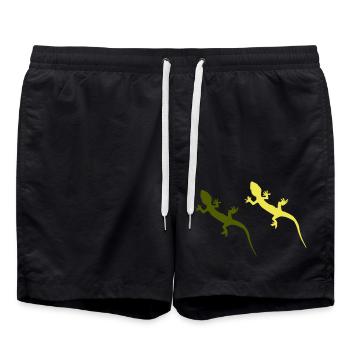 Gecko 2 - Swim Trunks - black - Front - AI Model Male 185 light (185cm)