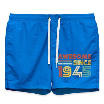 Génial depuis 1945 - Vintage Anniversaire Année Rétro - Short de bain - cobalt blue - Devant
