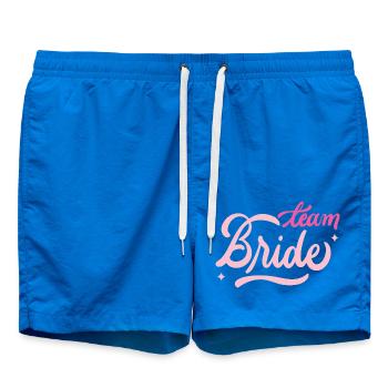 Bride bachelorette wedding girlsnight bachparty - Short de bain - cobalt blue - Devant