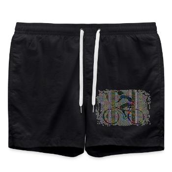 Cyclist - Swim Trunks - black - Front - AI Model Male 185 light (185cm)