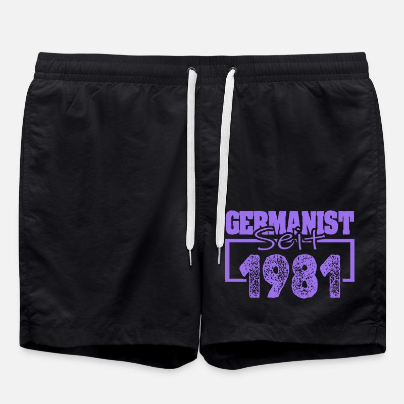 Germanist 1981 - Swim Trunks - black