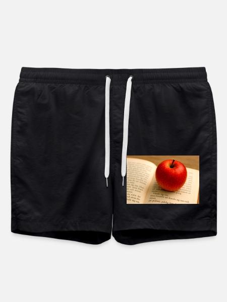 Beech and apple - Swim Trunks - black