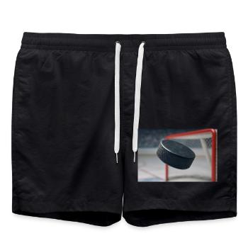Sports - Hockey - Swim Trunks - black - Front - AI Model Male 185 light (185cm)