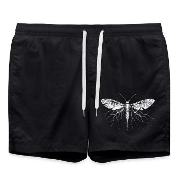 Papillon de nuit électrifié - Short de bain - noir - Devant - AI Model Male 185 light (185cm)