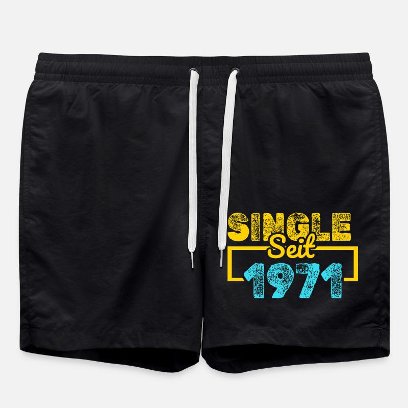 Single 1971 - Badeshorts - Schwarz