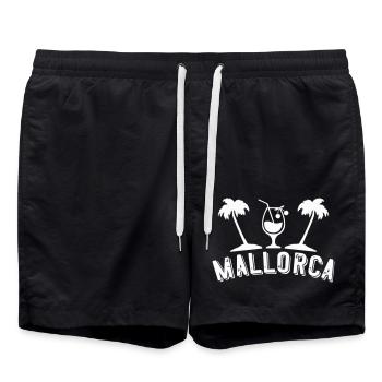 Majorque 1 - Short de bain - noir - Devant - AI Model Male 185 light (185cm)