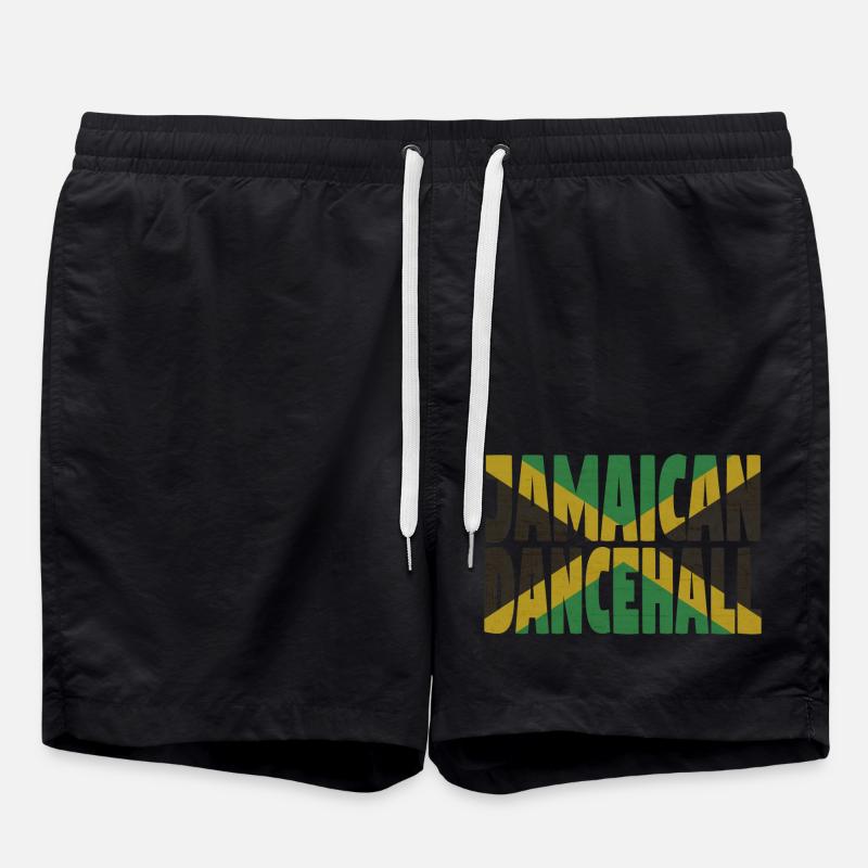 Jamaican Dancehall - Badeshorts - Schwarz
