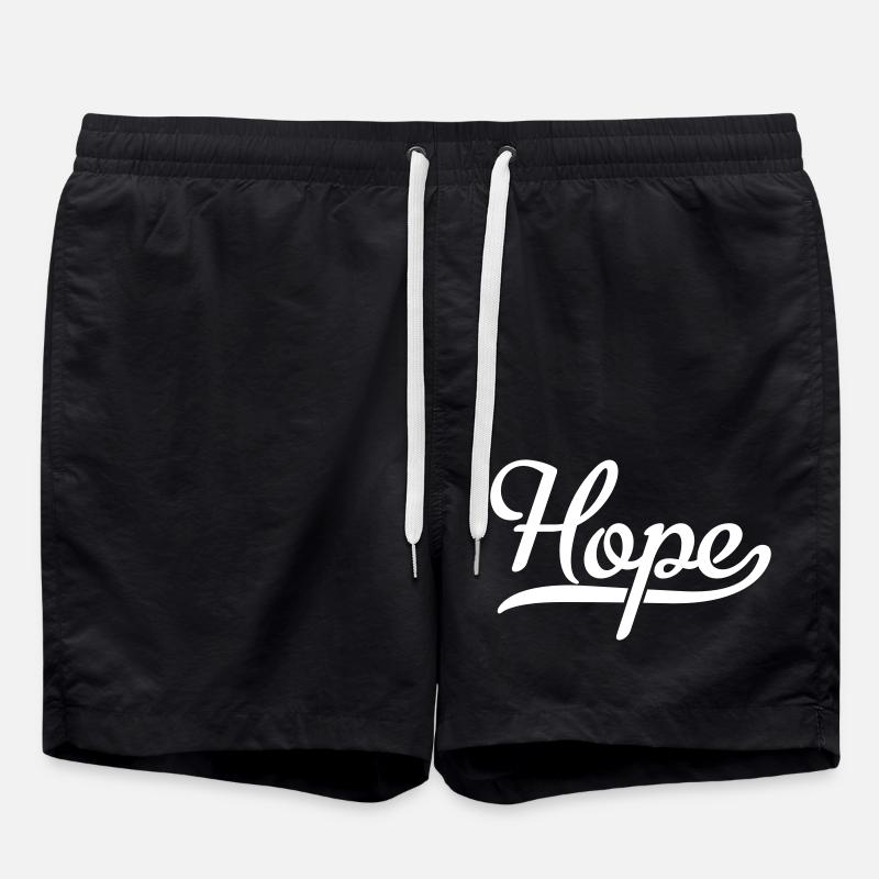 Hope - Badeshorts - Schwarz