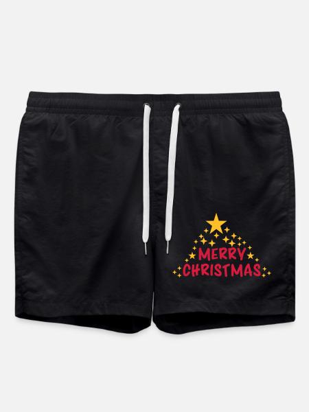 sapin de noël - Short de bain - noir