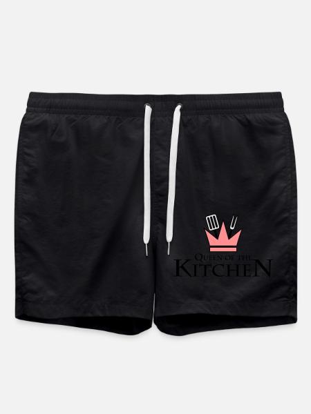 Queen Of The Kitchen - Swim Trunks - black