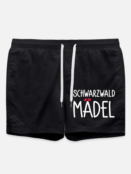 Schwarzwaldmädel - Badeshorts - Schwarz
