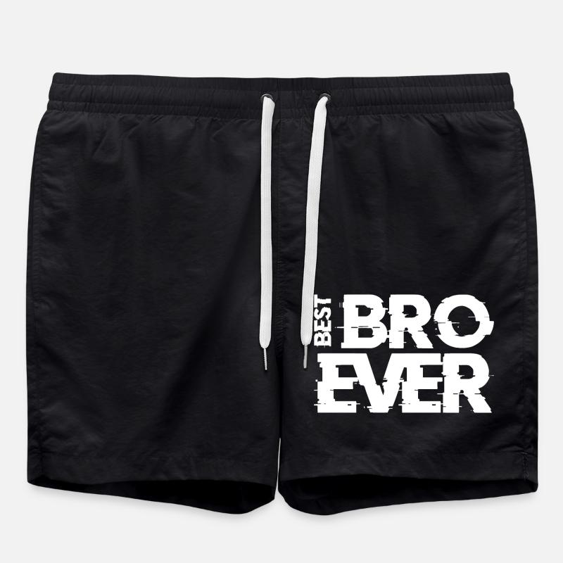 BEST BRO EVER w - Badeshorts - Schwarz