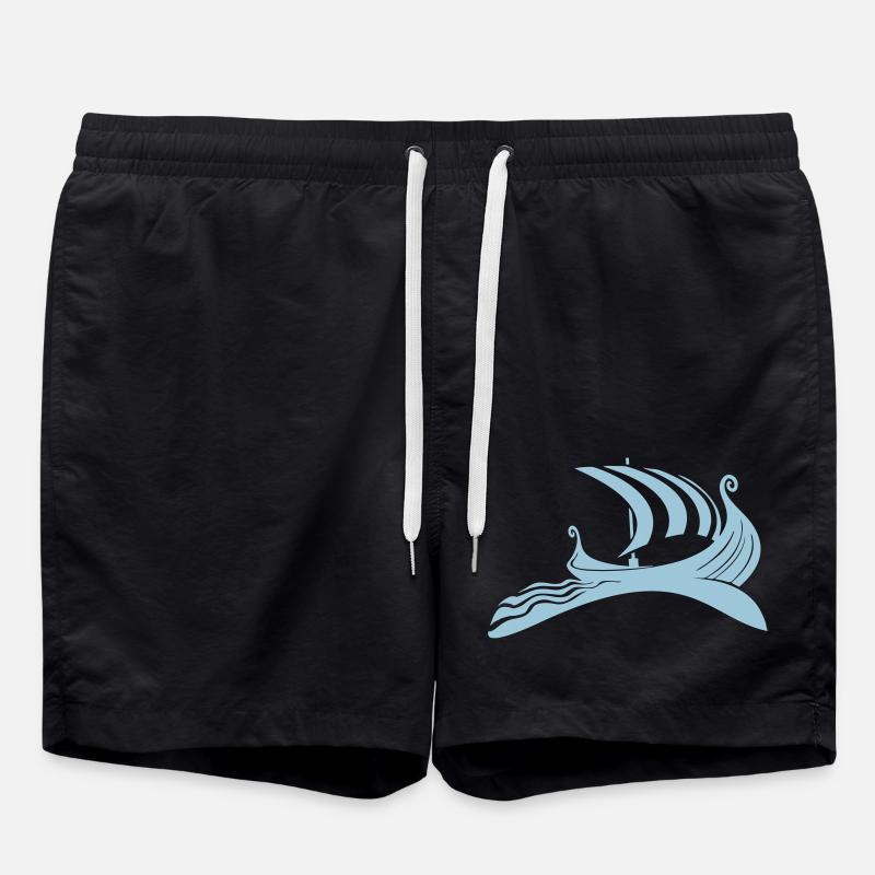 Viking Viking bateau bateau - Short de bain - noir
