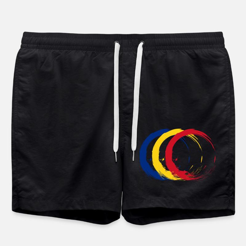 Drapeau de la Roumanie - Short de bain - noir