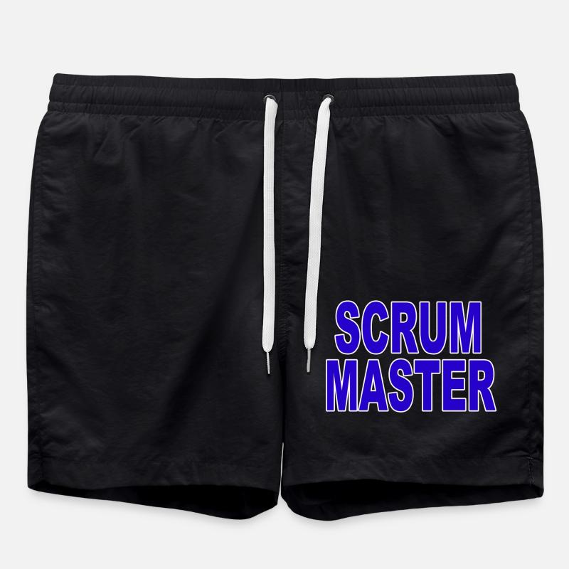 Agil - Meister Scrum - Badeshorts - Schwarz