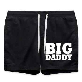 BIG DADDY - Short de bain - noir - Devant - AI Model Male 185 light (185cm)