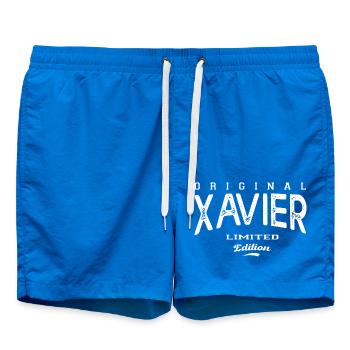 Xavier shirt personnalisé prénom xavier - Short de bain - cobalt blue - Devant