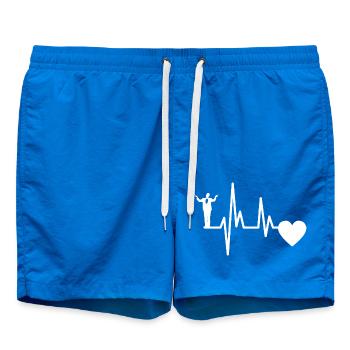 Chefs d’orchestre Heartbeat Chef d’orchestre Musiciens ECG Musique - Short de bain - cobalt blue - Devant
