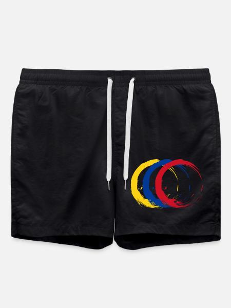 Drapeau Colombie - Short de bain - noir
