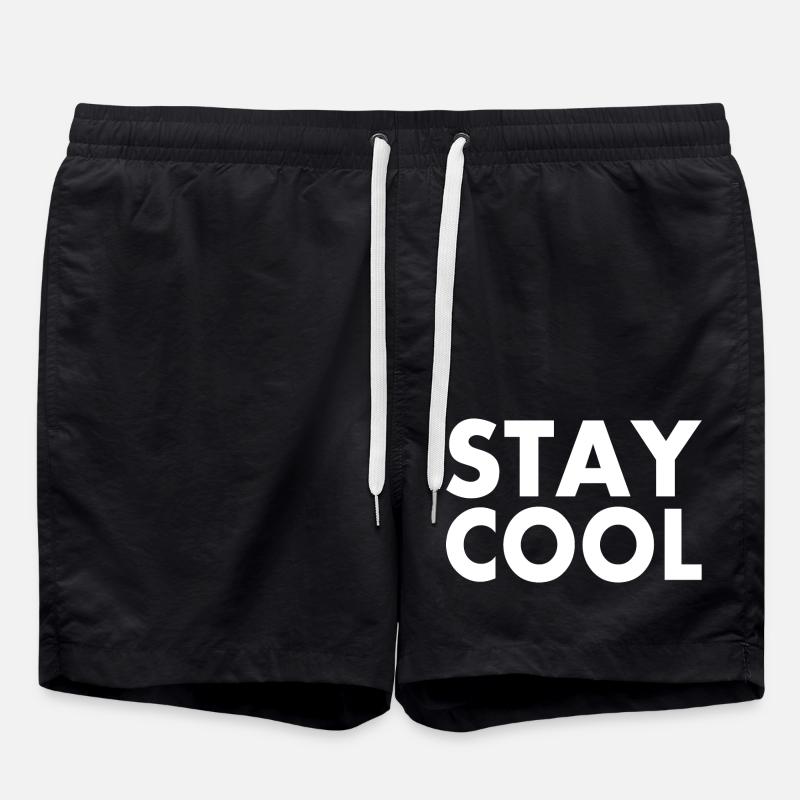 Stay cool - Swim Trunks - black