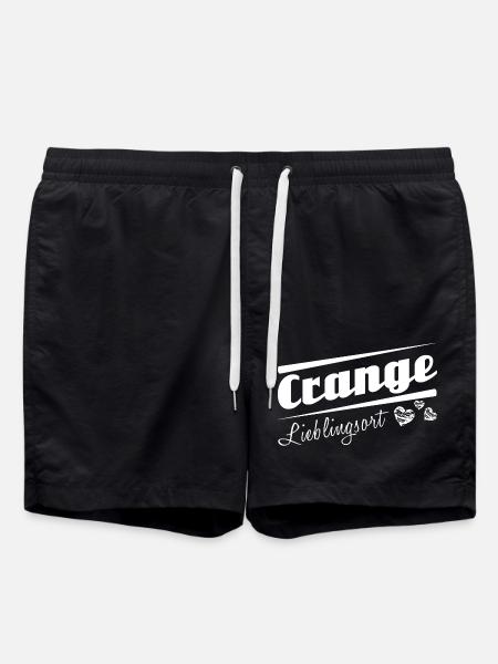 Crange - Lieblingsort mit Stadtnamen - Badeshorts - Schwarz