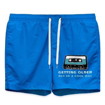 Cassette rétro - Short de bain - cobalt blue - Devant