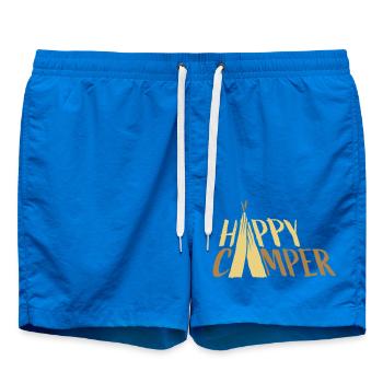 Tente Design Happy Camper - Short de bain - cobalt blue - Devant