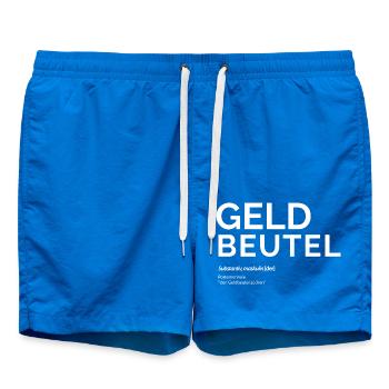 Geldbeutel - Badeshorts - Cobalt blue - Vorne