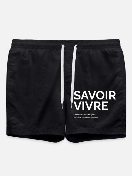 Savoir Vivre - Badeshorts - Schwarz