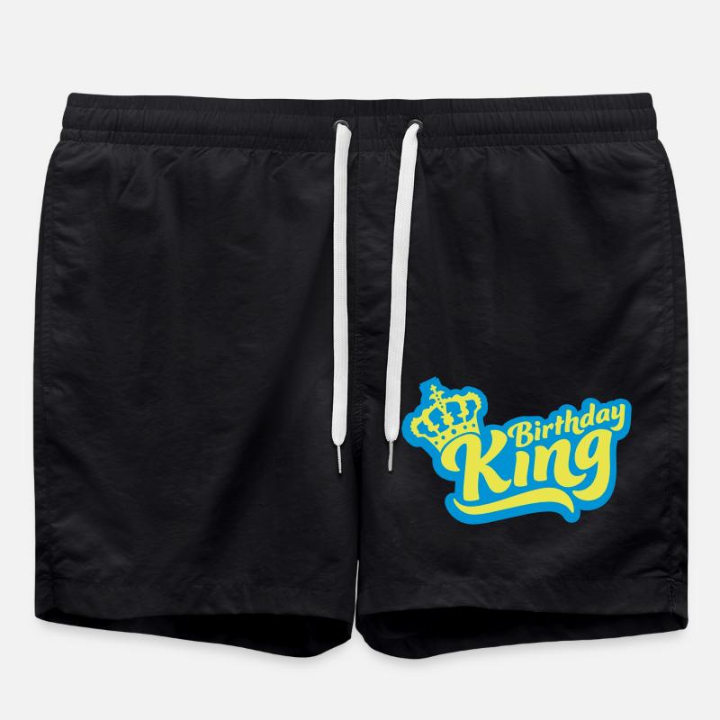 Citation Anniversaire King Crown - Short de bain - noir