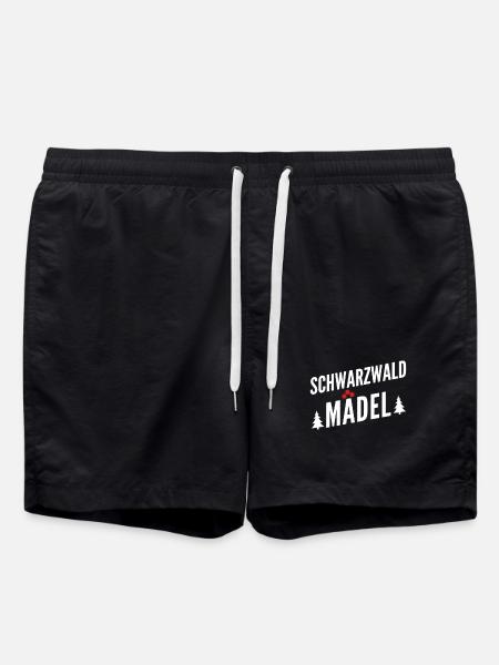 Schwarzwaldmädel - Badeshorts - Schwarz