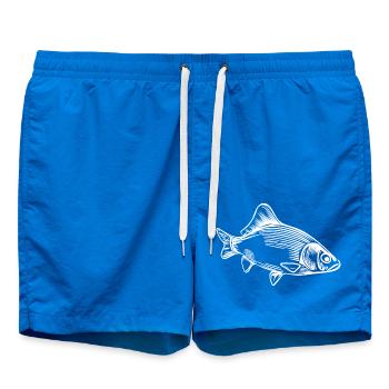 Vintage carp - fierce carp fish - Swim Trunks - cobalt blue - Front